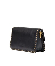 PINKO LOVE ONE SLOUCHY Minibolso de hombro negro-oro antiguo - Bolsos Mujer - 3