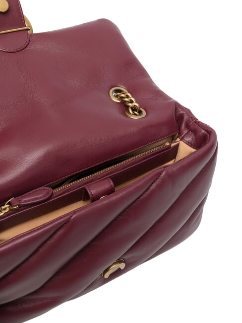 CLASSIC LOVE PUFF Bolso de napa Grosella intensa-oro antiguo - Bolsos Mujer