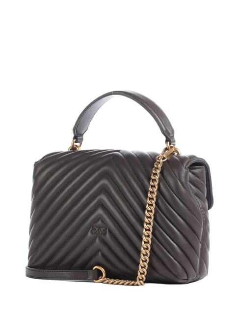 LOVE LADY PUFF Mini bolso de mano, con bandolera marr&oacute;n marrasca-oro antiguo - Bolsos Mujer