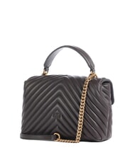 PINKO LOVE LADY PUFF Mini bolso de mano, con bandolera marr&oacute;n marrasca-oro antiguo - Bolsos Mujer - 3