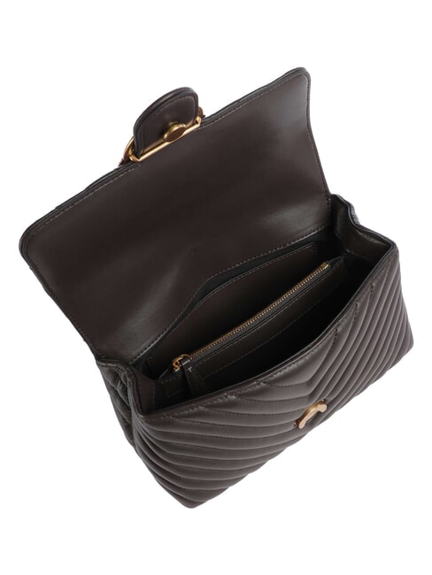 LOVE LADY PUFF Mini bolso de mano, con bandolera marr&oacute;n marrasca-oro antiguo - Bolsos Mujer