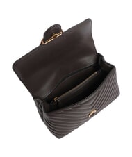 PINKO LOVE LADY PUFF Mini bolso de mano, con bandolera marr&oacute;n marrasca-oro antiguo - Bolsos Mujer - 4