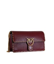 PINKO LOVE ONE SLOUCHY Bolso de hombro Grosella intensa-oro antiguo - Bolsos Mujer - 2