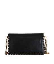 PINKO LOVE ONE SLOUCHY Bolso de hombro negro-oro antiguo - Bolsos Mujer - 3