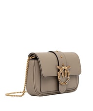 PINKO LOVE POCKET Minibolso de hombro blanco seda-oro antiguo - Bolsos Mujer - 2