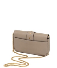PINKO LOVE POCKET Minibolso de hombro blanco seda-oro antiguo - Bolsos Mujer - 3