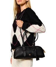 PINKO BOWLING Bolso de hombro con correa para el hombro. negro-oro antiguo - Bolsos Mujer - 4