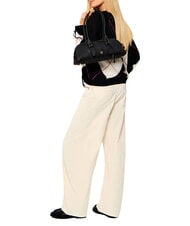 PINKO BOWLING Bolso de hombro con correa para el hombro. negro-oro antiguo - Bolsos Mujer - 5
