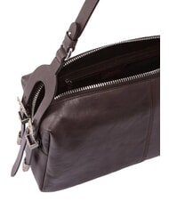 PINKO 24 CLASSIC Bolso de hombro Mezcla marr&oacute;n Marasca. Galvanizado. - Bolsos Mujer - 4