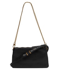 PINKO DOUBLE Bolso de hombro con correa para el hombro. negro-oro antiguo - Bolsos Mujer - 3