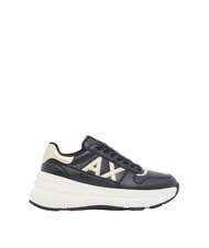 ARMANI EXCHANGE NIKY Zapatillas negro + oro p&aacute;lido - Zapatos Mujer - 2