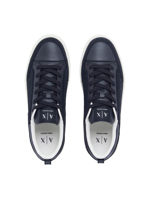 LONDON Zapatillas de cuero azul marino profundo - Zapatos Hombre