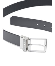 ARMANI EXCHANGE DOUBLE Cintur&oacute;n de cuero reversible hierro negro/forjado - Cinturones - 2
