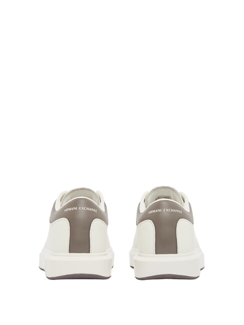 ACTION Zapatillas de cuero blanco roto + halc&oacute;n - Zapatos Hombre