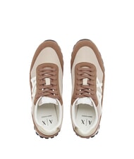 ARMANI EXCHANGE DROP MICROSUEDE Zapatillas con logo lateral t&iacute;teres + guion - Zapatos Mujer - 4
