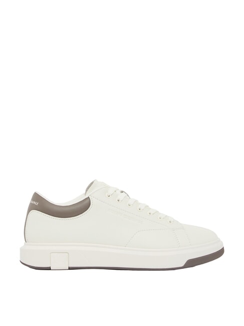 ACTION Zapatillas de cuero blanco roto + halc&oacute;n - Zapatos Hombre