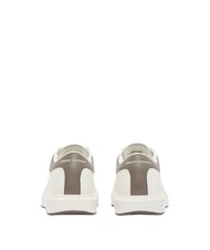 ARMANI EXCHANGE ACTION Zapatillas de cuero blanco roto + halc&oacute;n - Zapatos Hombre - 3