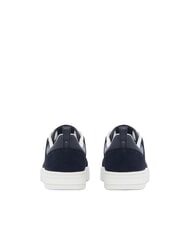 ARMANI EXCHANGE LONDON Zapatillas de cuero azul marino profundo - Zapatos Hombre - 3