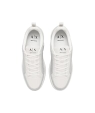 ARMANI EXCHANGE LONDON Zapatillas de cuero blanquecino - Zapatos Hombre - 4