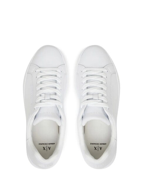 A|X COURTSIDE Zapatillas de cuero blanco brillante - Zapatos Hombre