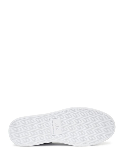 A|X COURTSIDE Zapatillas de cuero blanco brillante - Zapatos Hombre