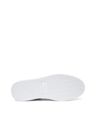 ARMANI EXCHANGE A|X COURTSIDE Zapatillas de cuero blanco brillante - Zapatos Hombre - 6