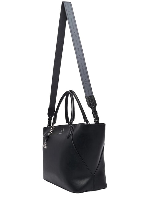 ISABEL Bolso maxi shopper con correa para el hombro negro - Bolsos Mujer