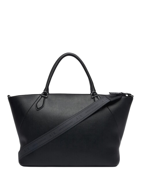 ISABEL Bolso maxi shopper con correa para el hombro negro - Bolsos Mujer