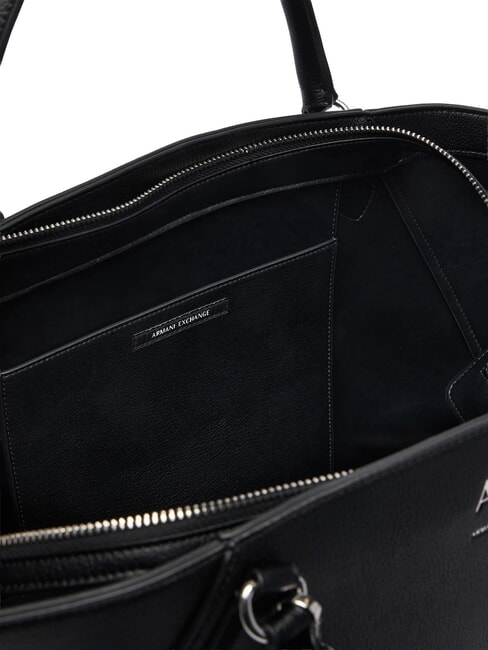 ISABEL Bolso maxi shopper con correa para el hombro negro - Bolsos Mujer
