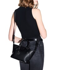ARMANI EXCHANGE ISABEL Mini bolso shopper con correa para el hombro negro - Bolsos Mujer - 2