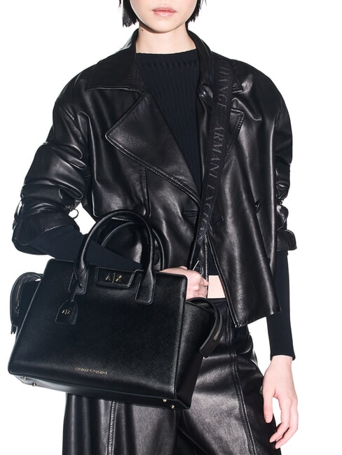 AMELIE Bolso de mano con correa para el hombro. negro - Bolsos Mujer