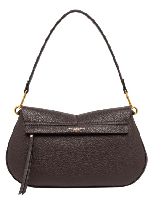 HELENA ROUND Bolso de hombro de piel con correa para el hombro. expresado - Bolsos Mujer