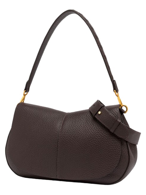 HELENA ROUND Bolso de hombro de piel con correa para el hombro. expresado - Bolsos Mujer