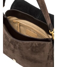 GIANNI CHIARINI HELENA ROUND Bolso de hombro de piel moca - Bolsos Mujer - 5