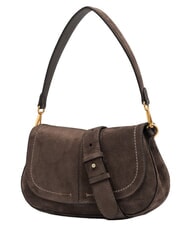 GIANNI CHIARINI HELENA ROUND Bolso de hombro de piel moca - Bolsos Mujer - 4