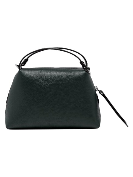 ALIFA  Mini bolso de mano, con bandolera verde terciopelo - Bolsos Mujer