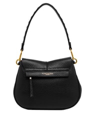 GIANNI CHIARINI HELENA ROUND Bolso de hombro de piel con correa para el hombro. negro - Bolsos Mujer - 3