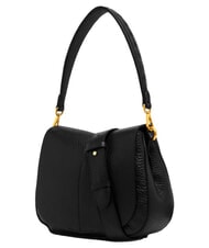 GIANNI CHIARINI HELENA ROUND Bolso de hombro de piel con correa para el hombro. negro - Bolsos Mujer - 4
