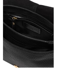 GIANNI CHIARINI HELENA ROUND Bolso de hombro de piel con correa para el hombro. negro - Bolsos Mujer - 5