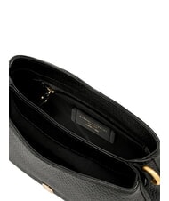 GIANNI CHIARINI HELENA ROUND Bolso de hombro de piel con correa para el hombro. negro - Bolsos Mujer - 4