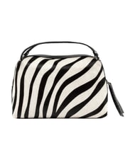 GIANNI CHIARINI ALIFA Bolso de piel con correa para el hombro. cebra blanca y negra - Bolsos Mujer - 3