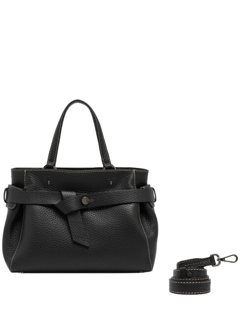 MIRANDA Bolso de piel con correa para el hombro. negro - Bolsos Mujer
