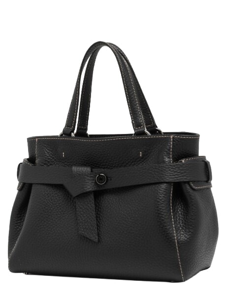 MIRANDA Bolso de piel con correa para el hombro. negro - Bolsos Mujer