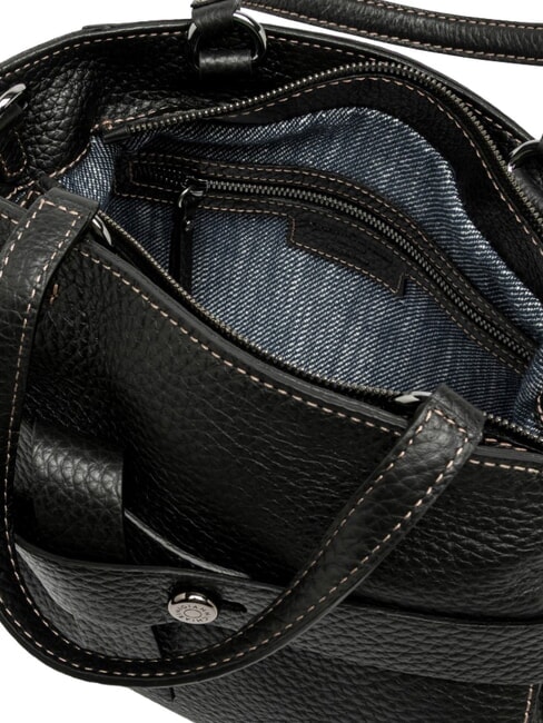 MIRANDA Bolso de piel con correa para el hombro. negro - Bolsos Mujer