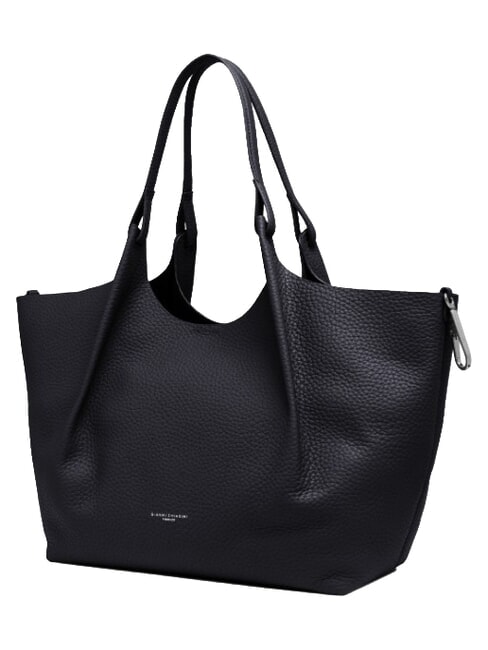 DUA Bolso bandolera grande de piel noche - Bolsos Mujer