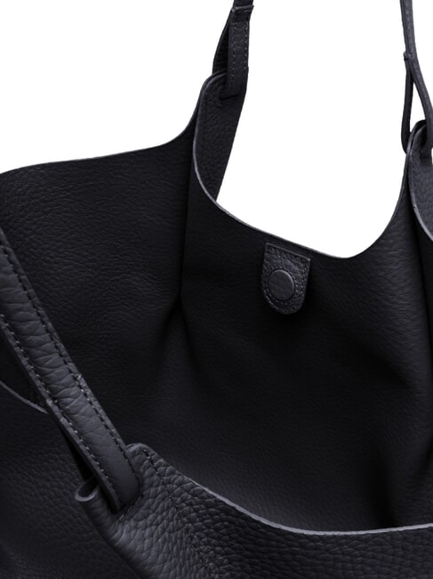 DUA Bolso bandolera grande de piel noche - Bolsos Mujer
