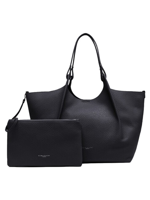 DUA Bolso bandolera grande de piel noche - Bolsos Mujer