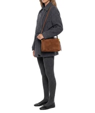 GIANNI CHIARINI ALIFA Bolso de mano con correa para el hombro, de piel. co&ntilde;ac - Bolsos Mujer - 2