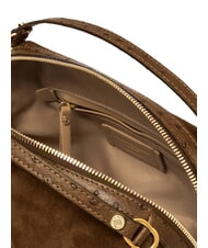 GIANNI CHIARINI ALIFA Bolso de mano con correa para el hombro, de piel. co&ntilde;ac - Bolsos Mujer - 5