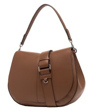 GIANNI CHIARINI HELENA ROUND Bolso bandolera con correa para el hombro, de piel. nueces - Bolsos Mujer - 4